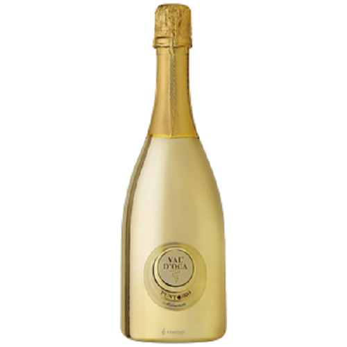 Val d Oca Punto Millesimato Gold Edition Sekt Millesimato Extra Dry, goldfarbene Flasche