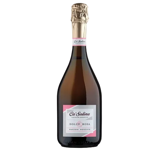 Ca`Salina Spumante Manzoni Moscato Dolce Rosa - süß